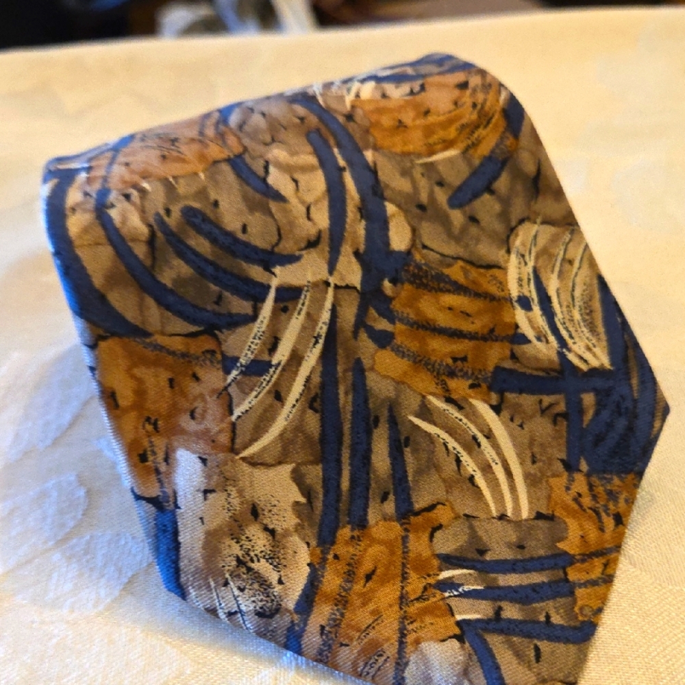 Barrington Vintage Silk Tie. XL